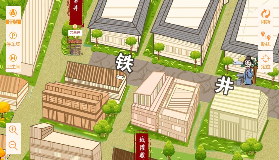 井陉矿智慧景区：手绘地图与语音导览的完美融合